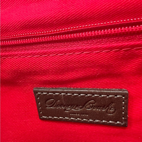Dooney & Bourke Embossed snakeskin crossbody clutch handbag purse convertible - Picture 8 of 9